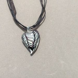 Glass Heart Pendant